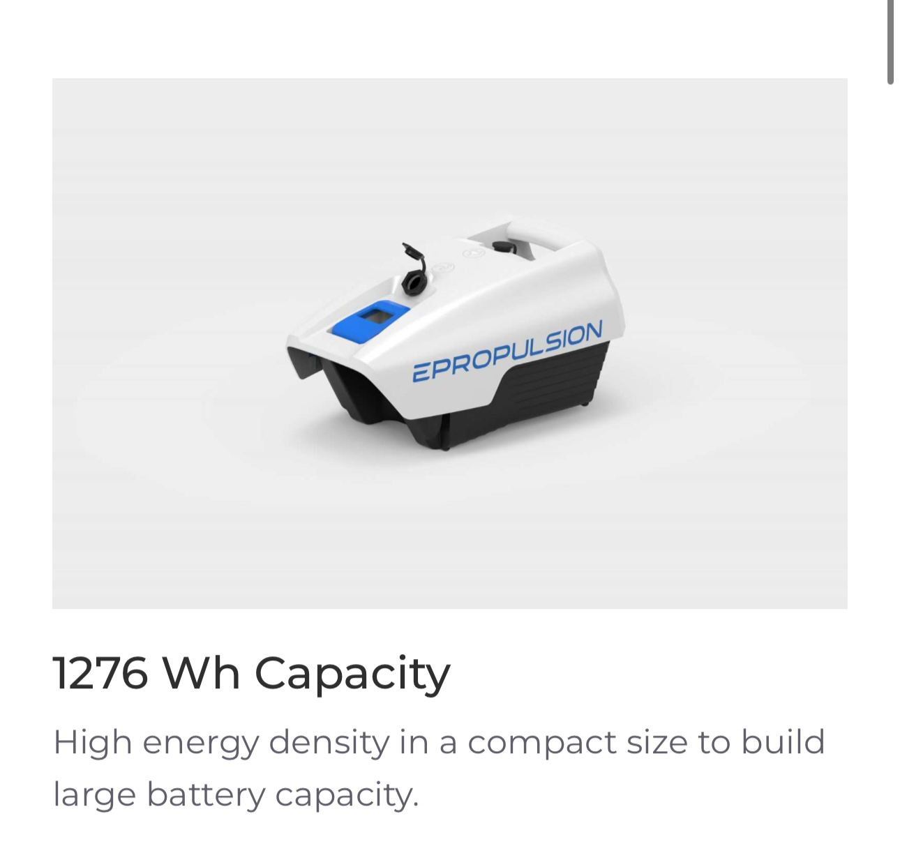 Epropulsion Spirit 1.0 Plus (Battery & Shaft) - Ready for water Package